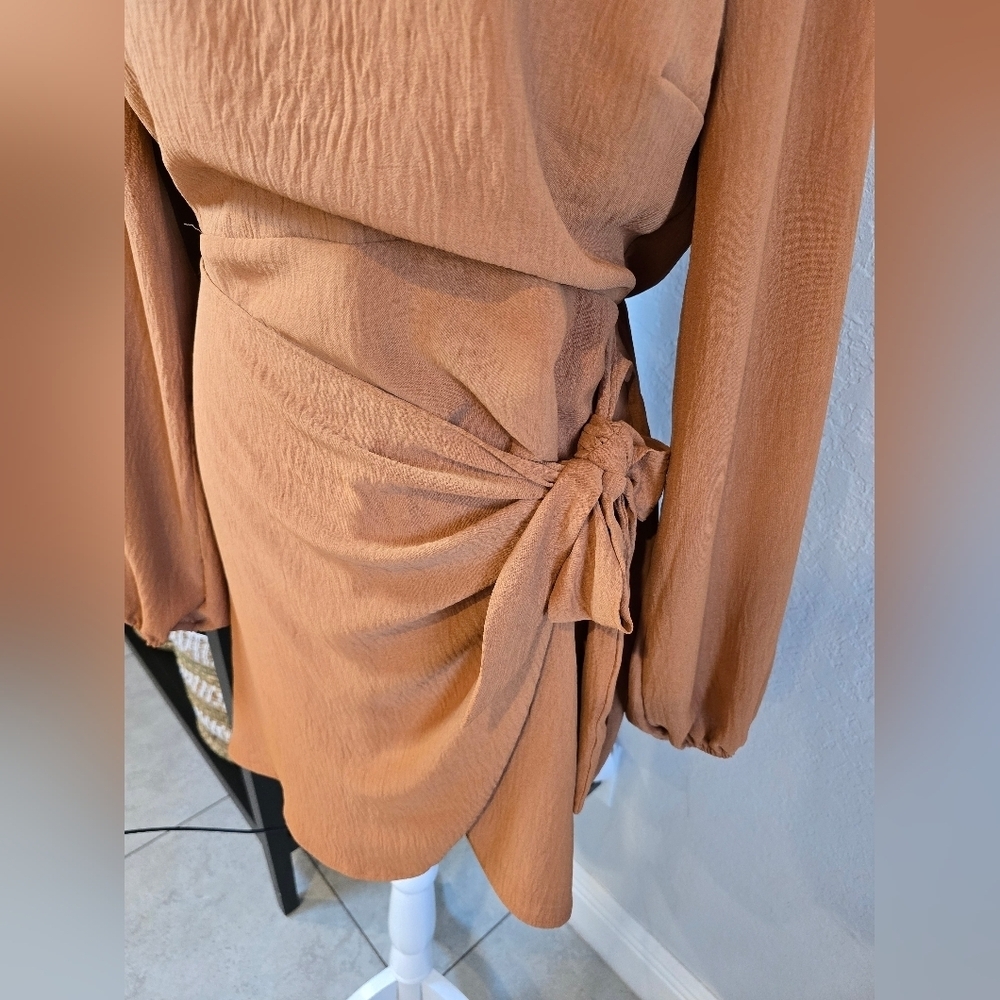 Floret Studios Long Sleeve Wrap Dress - Picture 3 of 9